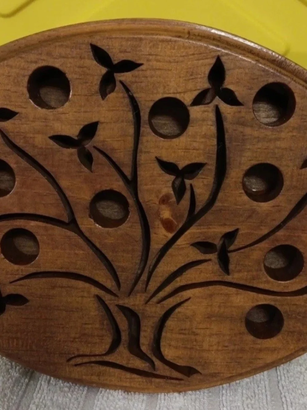 Wooden Family Tree Trinket Box